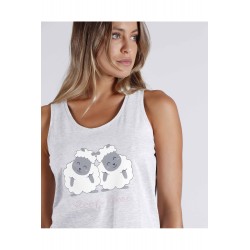 ΠΥΖΑΜΑ ΓΥΝΑΙΚΕΙΑ ΑΜΑΝΙΚΗ "SHEEP LOVE" ADMAS