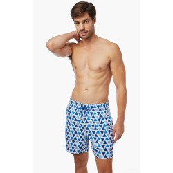 MEN S SWIM SHORT PRINTED S22 M COSMIC CA 100% POLYESTER