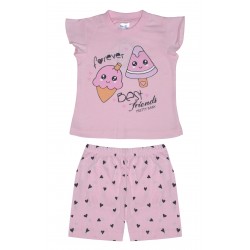 Pretty Baby Ice Cream Πυτζάμα Κοριτσιών Θερινή