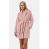 Minerva Fleece Μονόχρωμη Γυναικεία Ρόμπα