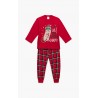 Minerva X-Mas Unisex Βρεφική Πυτζάμα 