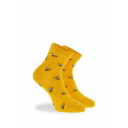 Walk Κάλτσα Γυναικεία Bamboo Ημίκοντη Bees Design